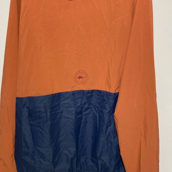 Salt Life Women's Blue Orange Trade Windbreaker Hooded Jacket Size 2XL - Picture 6 of 10